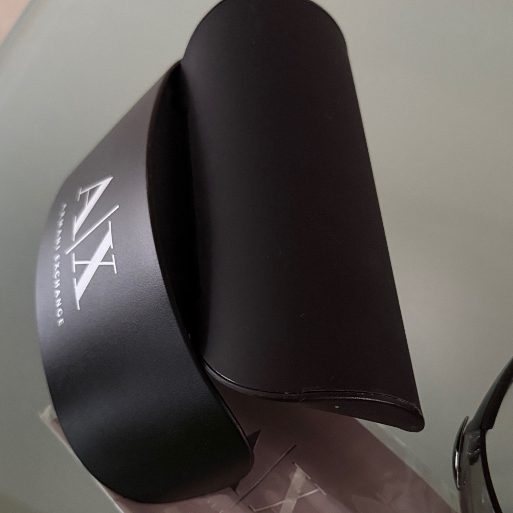 NEW BVLGARI Black/gray Sunglasses w/Armani Exchange case+cleaning cloth ITALY - Picture 13 of 16